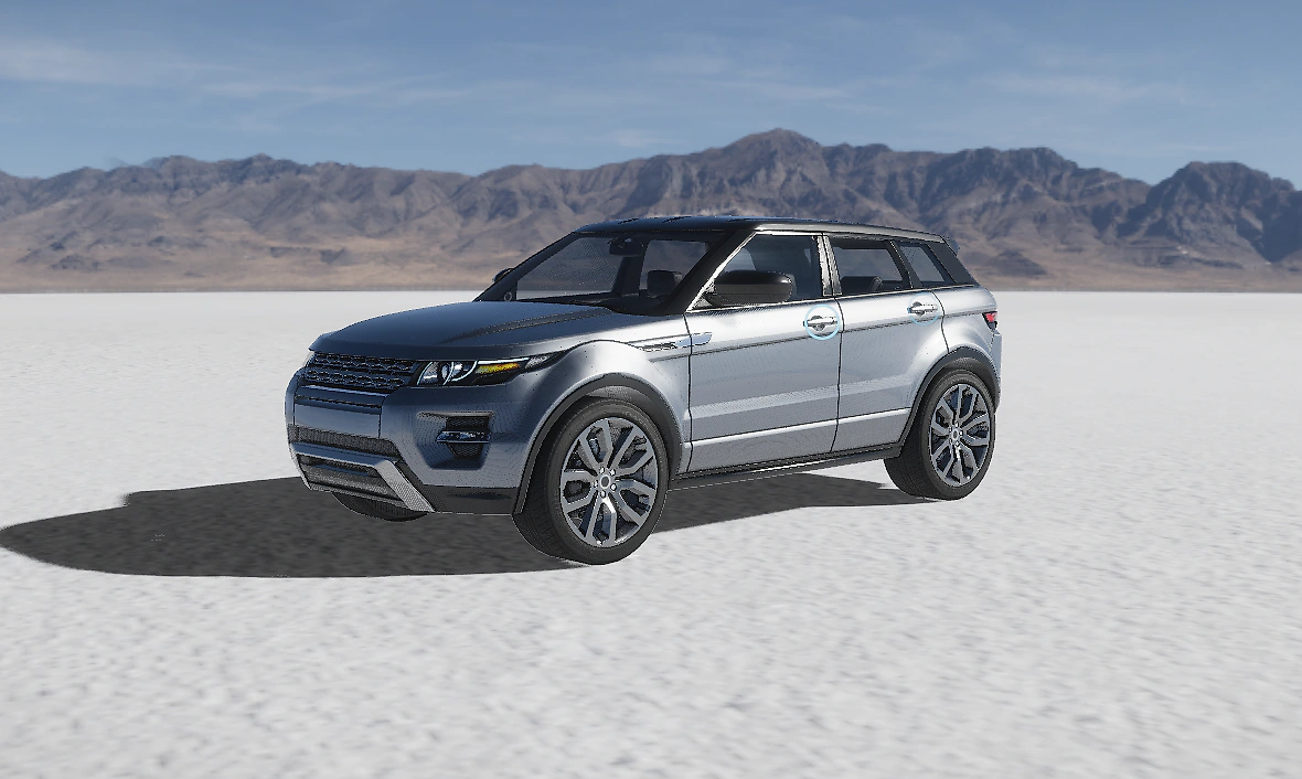 Silver SUV in the VariState AUTO experience